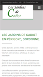 Mobile Screenshot of lesjardinsdecadiot.com